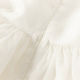 Dave&Bella Toddler Girls Summer Gentle White A-line Special Occasion Tulle Princess Dress