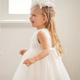Dave&Bella Toddler Girls Summer Gentle White A-line Special Occasion Tulle Princess Dress