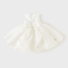 Dave&Bella Toddler Girls Summer Gentle White A-line Special Occasion Mesh Princess Dress