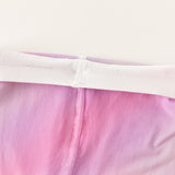 Dave&Bella Toddler Girls Summer Beige/Rose Pink Garden Footed Tights Leggings