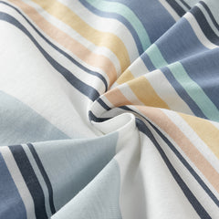 Dave&Bella Boys Summer Cotton Blue Striped Polo T-shirt Short Pant Set