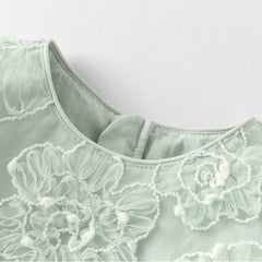 Dave&Bella Girls Summer Green Meah Cute Birthday Dress