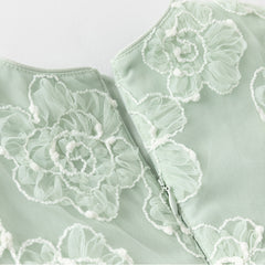 Dave&Bella Girls Summer Green Meah Cute Birthday Dress