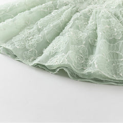 Dave&Bella Girls Summer Green Meah Cute Birthday Dress
