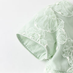 Dave&Bella Girls Summer Green Meah Cute Birthday Dress