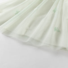 Dave&Bella Girls Summer Elegance Mint Green Mesh Party Dress