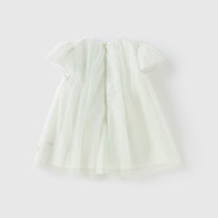 Dave&Bella Girls Summer Elegance Mint Green Mesh Party Dress