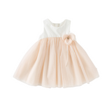 Dave&Bella Girls Summer Light Pink Floral Mesh Princess Dress