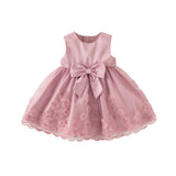 Dave&Bella Girls Summer Sleeveless Purple Pink Birthday Tulle Dress