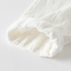 Dave&Bella Kids Girls Summer Sweet Light Purple/White Soft Cotton Lightweight Cardigans