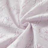Dave&Bella Kids Girls Summer Sweet Light Purple/White Soft Cotton Lightweight Cardigans