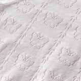 Dave&Bella Kids Girls Summer Sweet Light Purple/White Soft Cotton Lightweight Cardigans