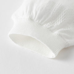 Dave&Bella Kids Girls Summer Elegant White Long-sleeveD Cardigans