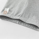 Dave&Bella Toddler Girls Summer Breathable Cotton Grey/Beige Versatile Leggings