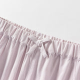 Dave&Bella Toddler Girls Summer Grey Purple Lightweight Mosquito Proof Pants