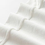 Dave&Bella Toddler Boys Summer White Breathable Cotton T-shirt Short Sets