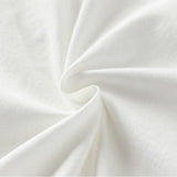 Dave&Bella Toddler Boys Summer White Breathable Cotton T-shirt Short Sets