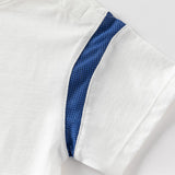 Dave&Bella Toddler Boys Summer Playful Tiger Print Soft Cotton T-shirt Tops