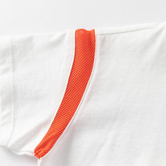 Dave&Bella Toddler Boys Summer Playful Tiger Print Soft Cotton T-shirt Tops