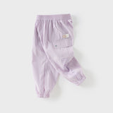 Dave&Bella Kids Girls/Boys Summer Multi-color Loose Lightweight Joggers