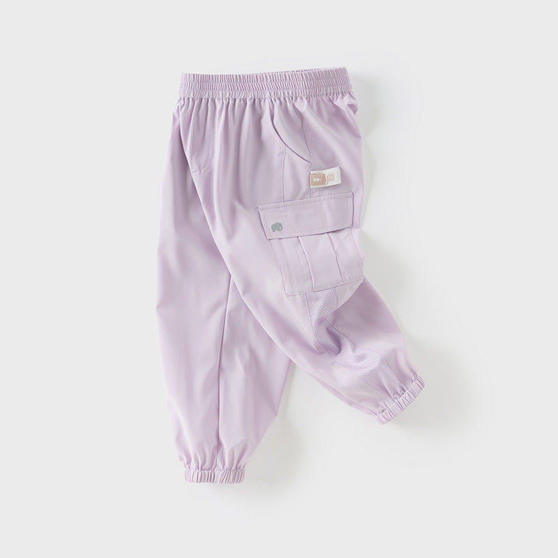 Dave&Bella Kids Girls/Boys Summer Multi-color Loose Lightweight Joggers