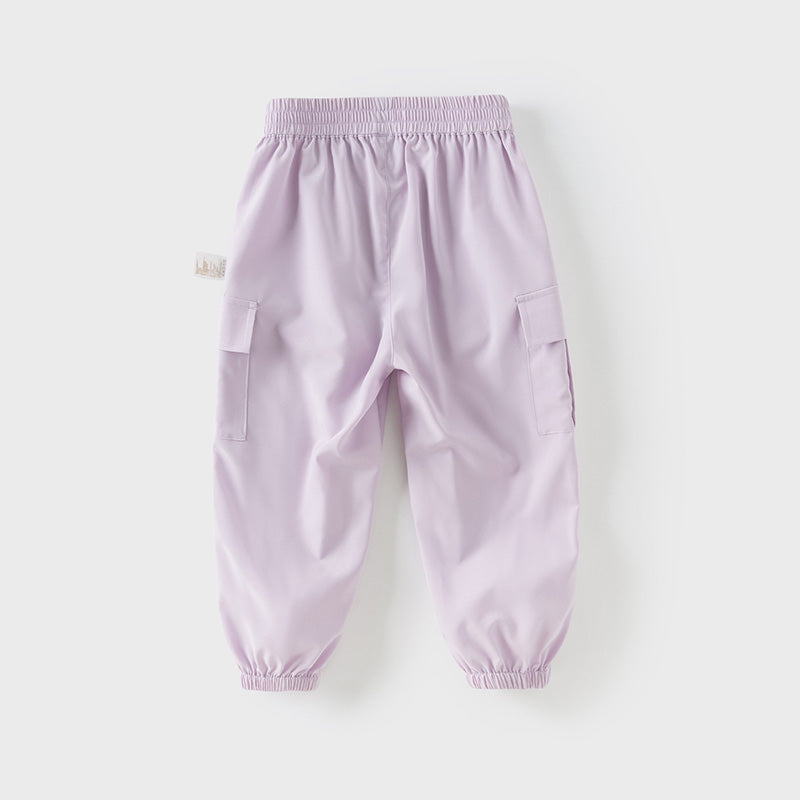 Dave&Bella Kids Girls/Boys Summer Multi-color Loose Lightweight Joggers