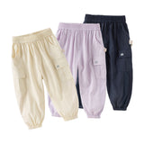 Dave&Bella Kids Girls/Boys Summer Multi-color Loose Lightweight Joggers