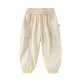 Dave&Bella Kids Girls/Boys Summer Multi-color Loose Lightweight Joggers