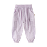 Dave&Bella Kids Girls/Boys Summer Multi-color Loose Lightweight Joggers