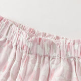 Dave&Bella Toddler Girls Summer Cute Print Anti-mosquito Jogger Pants
