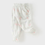 Dave&Bella Toddler Girls Summer Cute Print Anti-mosquito Jogger Pants
