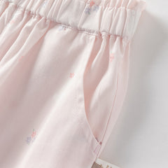 Dave&Bella Girls Summer Print Anti-mosquito Pants