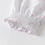 Dave&Bella Toddler Girls Summer Cute Print Anti-mosquito Jogger Pants