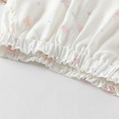Dave&Bella Girls Summer Print Anti-mosquito Pants