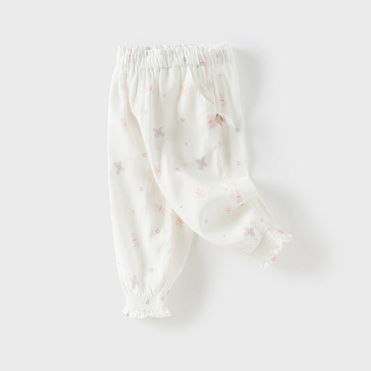 Dave&Bella Girls Summer Print Anti-mosquito Pants