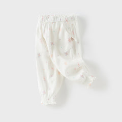Dave&Bella Girls Summer Print Anti-mosquito Pants