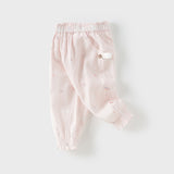 Dave&Bella Toddler Girls Summer Cute Print Anti-mosquito Jogger Pants