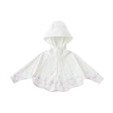 Dave&Bella Toddler Girls Summer Hooded Long Sleeve Printed Sun Protector Coats
