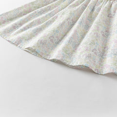 Dave&Bella Girls Summer Cotton Doll Collar Floral Dress