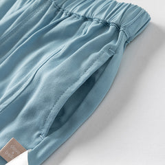 Dave&Bella Girls Summer Fruit Embroidery Drawstring Pants