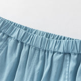 Dave&Bella Toddler Girls Summer Fruit Embroidery Drawstring Pants