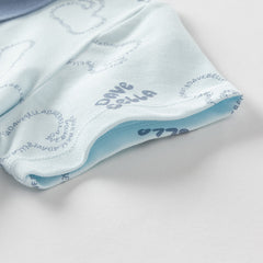 Dave&Bella Boys Summer Cotton Blue T-shirt Short Pant Set