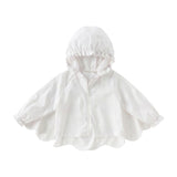 Dave&Bella Toddler Girls Summer Outdoor Cape-style UV-protection Sunscreen Jackets