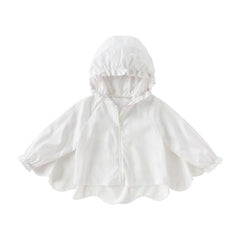 Dave&Bella Toddler Girls Summer Outdoor Cape-style UV-protection Sunscreen Jackets