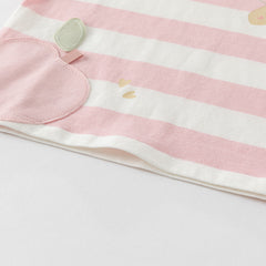 Dave&Bella Toddler Boys/Girls Summer Playful Striped Breathable Classic T-shirts Tops
