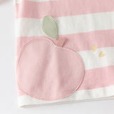 Dave&Bella Toddler Boys/Girls Summer Playful Striped Breathable Classic T-shirts Tops