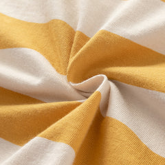 Dave&Bella Toddler Boys/Girls Summer Playful Striped Breathable Classic T-shirts Tops