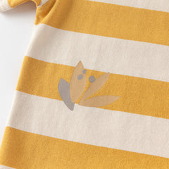 Dave&Bella Toddler Boys/Girls Summer Playful Striped Breathable Classic T-shirts Tops