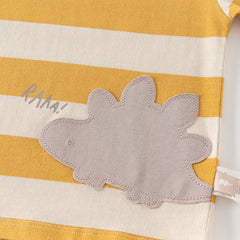 Dave&Bella Toddler Boys/Girls Summer Playful Striped Breathable Classic T-shirts Tops