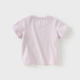 Dave&Bella Toddler Girls/Boys Summer Multi-color&print Casual T-shirts Tops